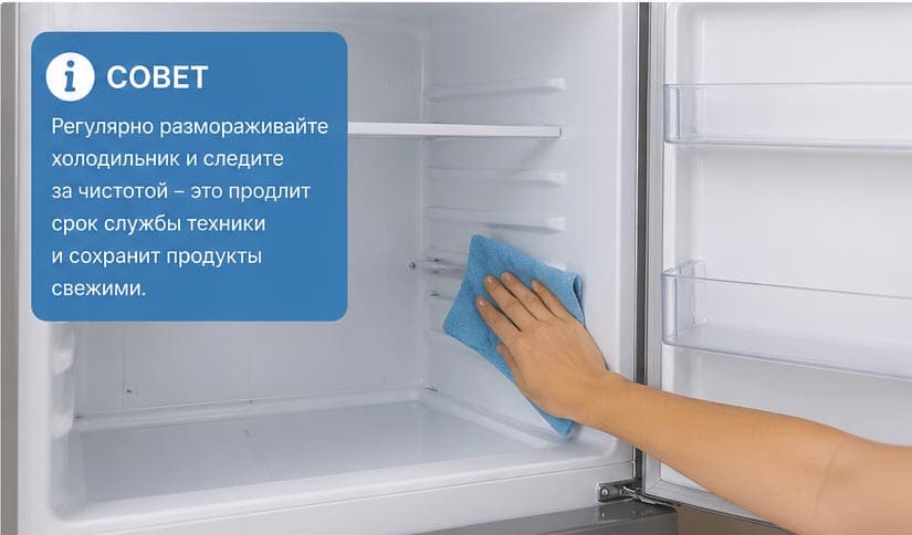 совет по разморозке холодильника