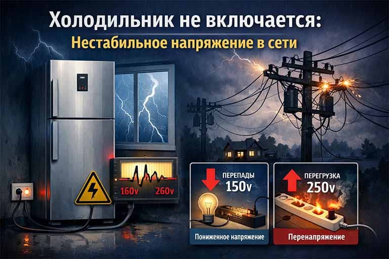 Нестабильное напряжение в сети